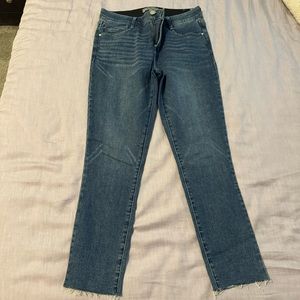 Wit & Wisdom Ankle Straight with Raw Hem - Size 6